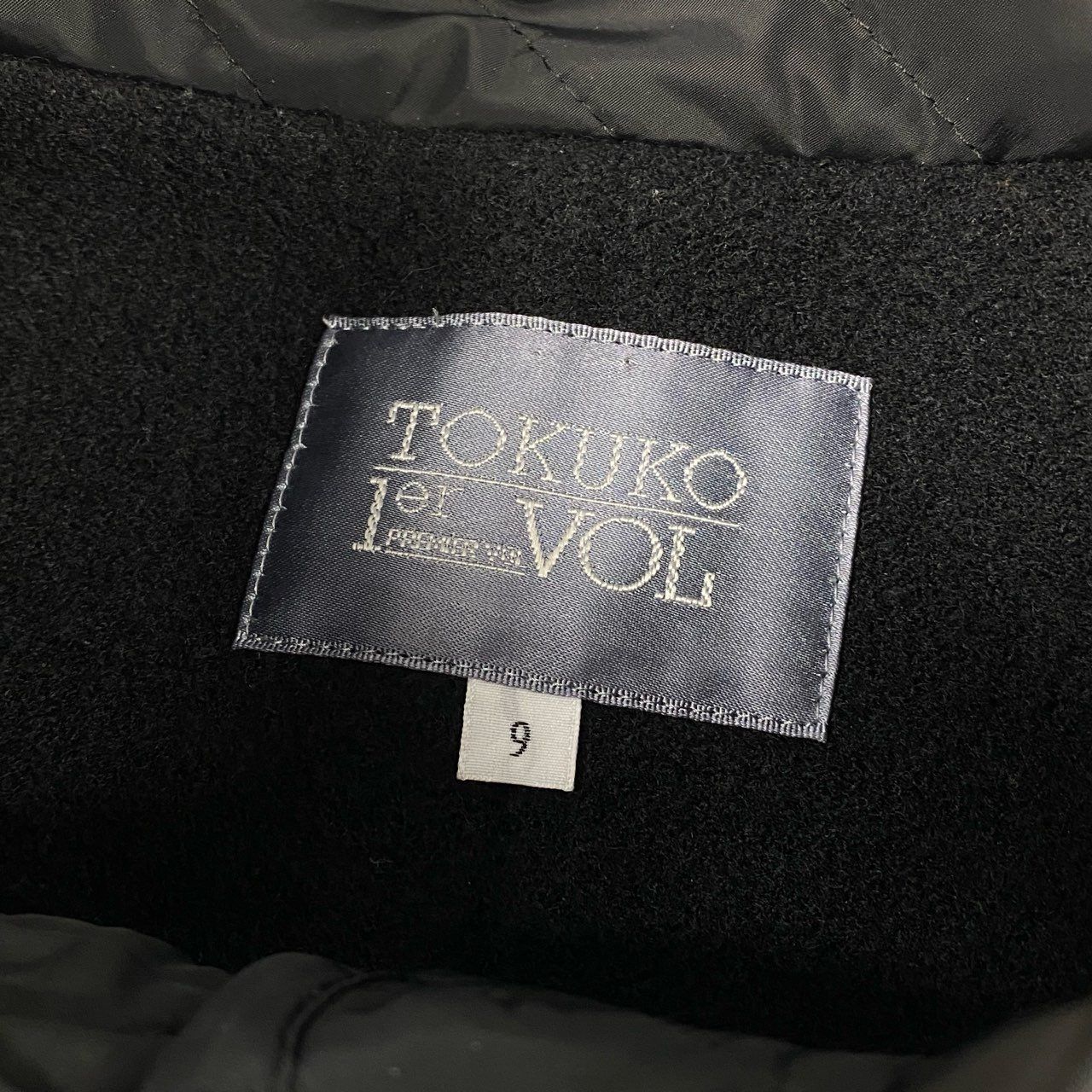 39L12 TOKUKO 1er VOL トクコプルミエヴォル 異素材切替 ロングコート