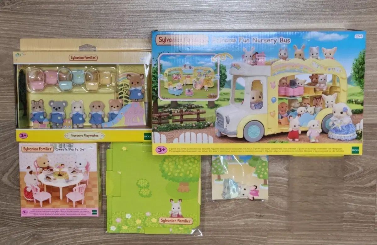 シルバニアファミリー 幼稚園 バス 外 フルセット