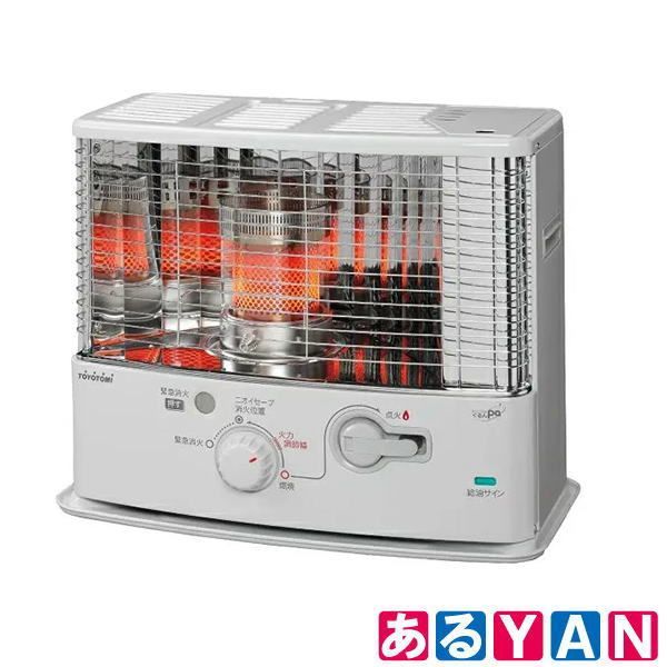 開梱品 トヨトミ 電池レス 石油ストーブ RS-G 3024 W ホワイト 木造8畳 コンクリート11畳 手回し点火