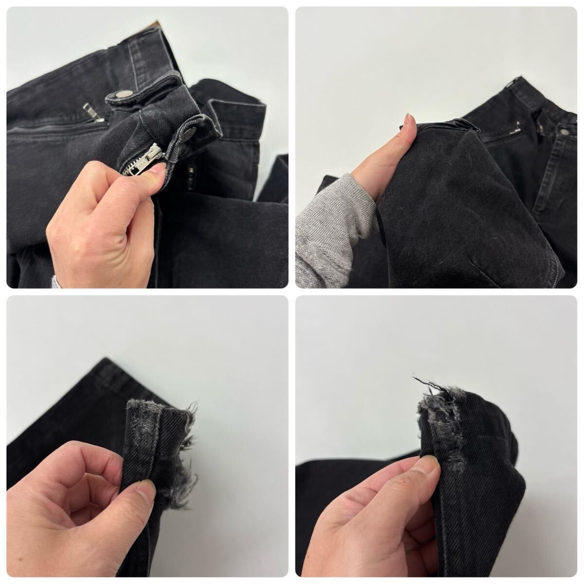 24ss 2024 EGONLAB エゴンラボ CARGO BAGGY DENIM PANTS カーゴ バギー