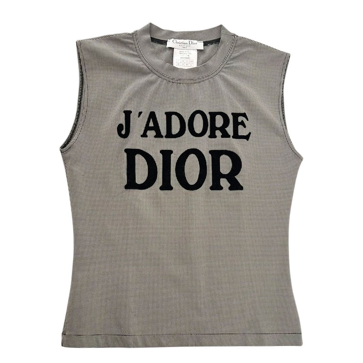 J'ADORE DIOR タンクトップ 1947 中古】 Christian Dior クリスチャン・ディオール J'ADORE ジャドール