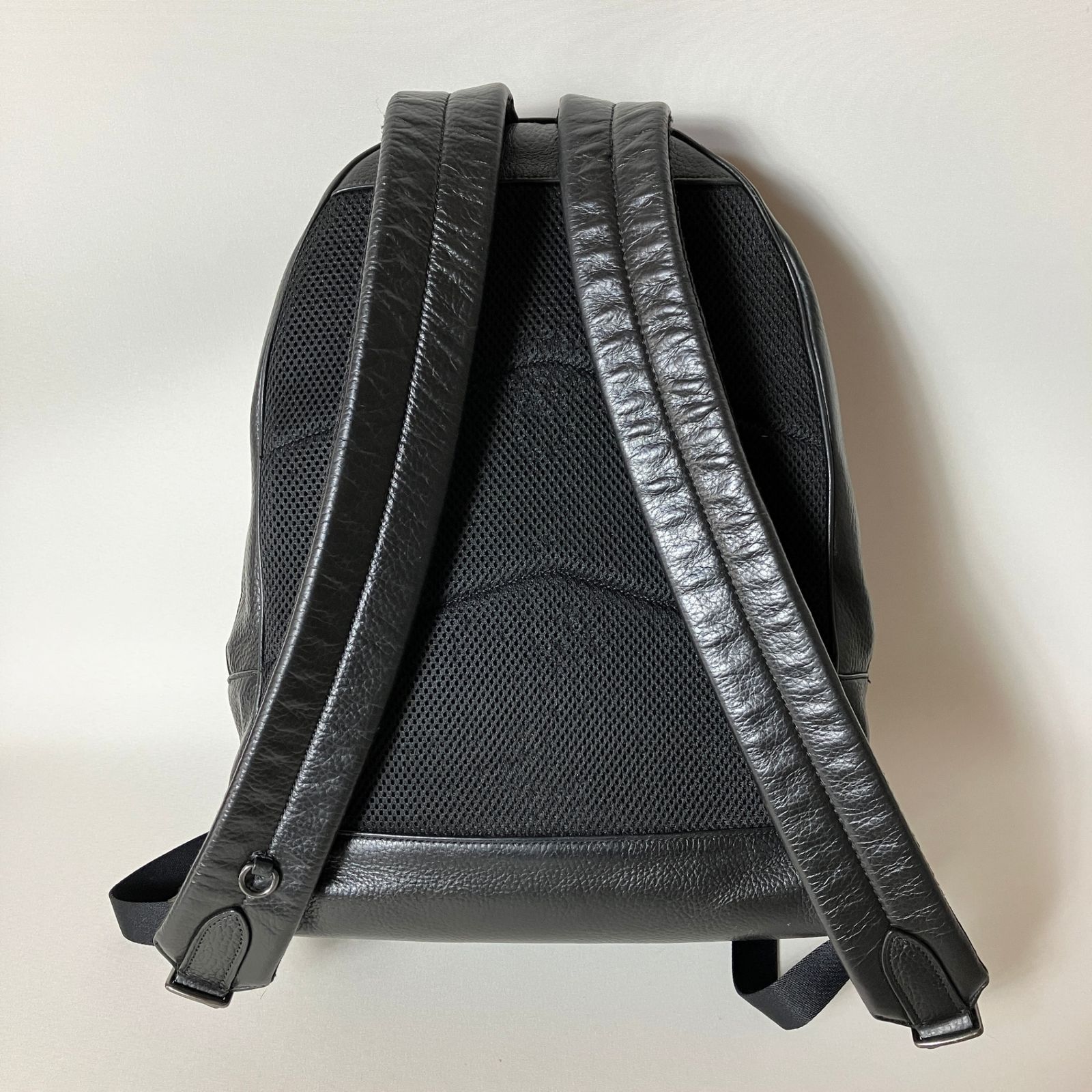 2511-206｜コーチ リュックサック レザー ブラック - メルカリ