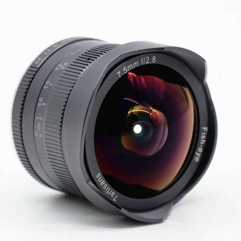 七工匠 7 Artisans 5 mm F 2 8 FISH EYE II ED マイクロフォーサーズ ブラック レンズ