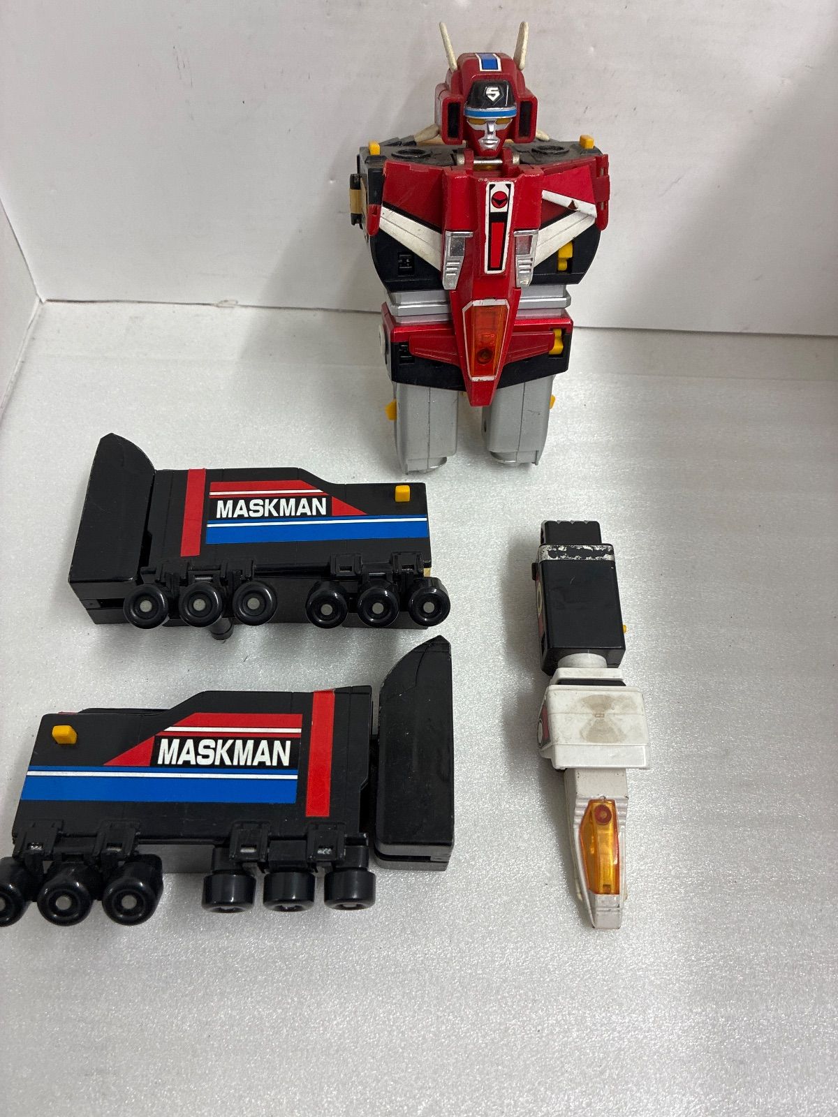 DX超合金 光戦隊マスクマン 光速合体グレートファイブ 1987年 訳あり品