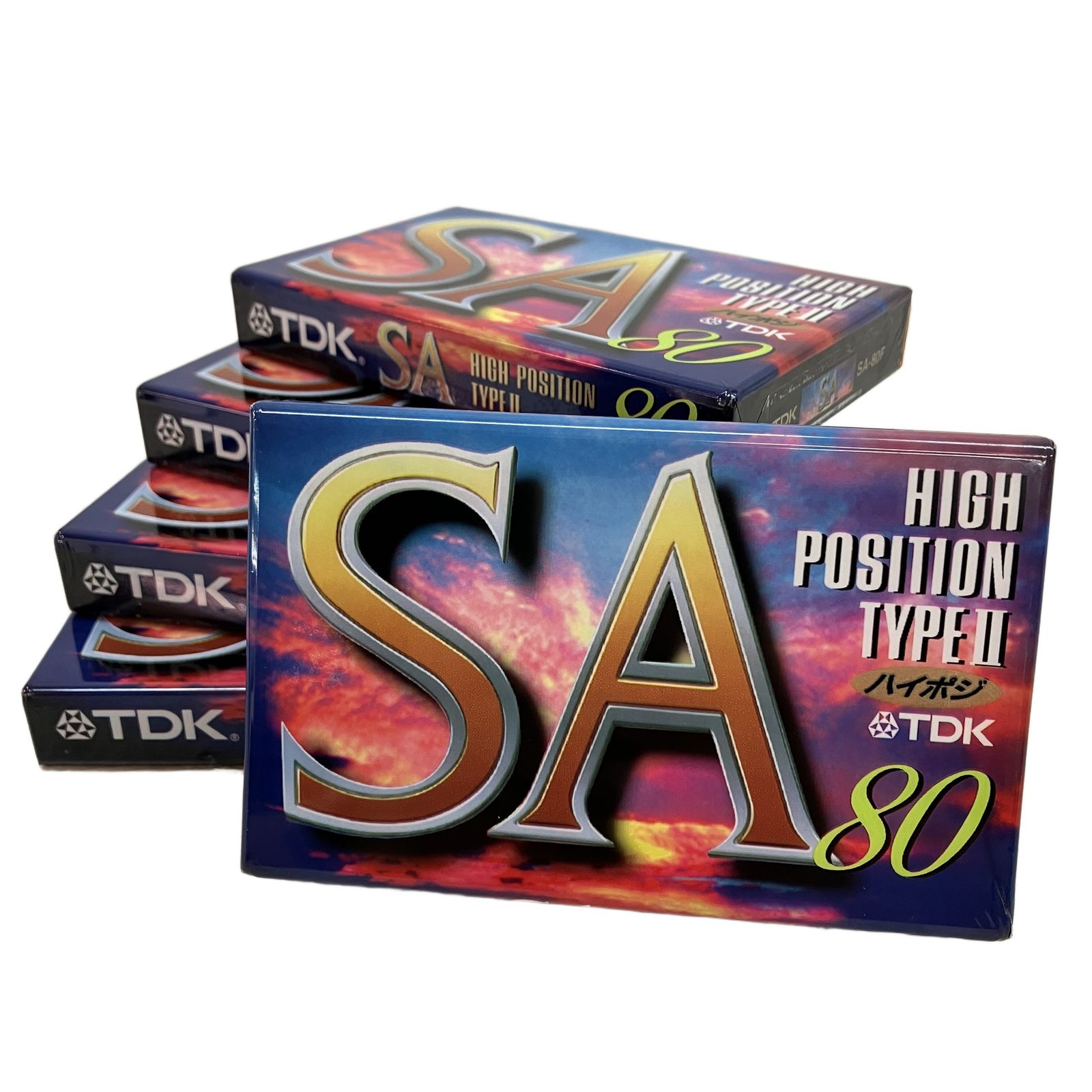TDK SA HIGH TYPE II カセットテープ 5点セット ♥