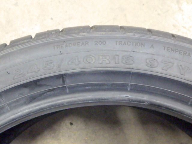  M 234 G 製造 約9部山 新車外し DUNLOP SP SPORT MAXX GT 600 A 245 40 R 18 4本 13インチ サマータイヤ ノーマルタイヤ