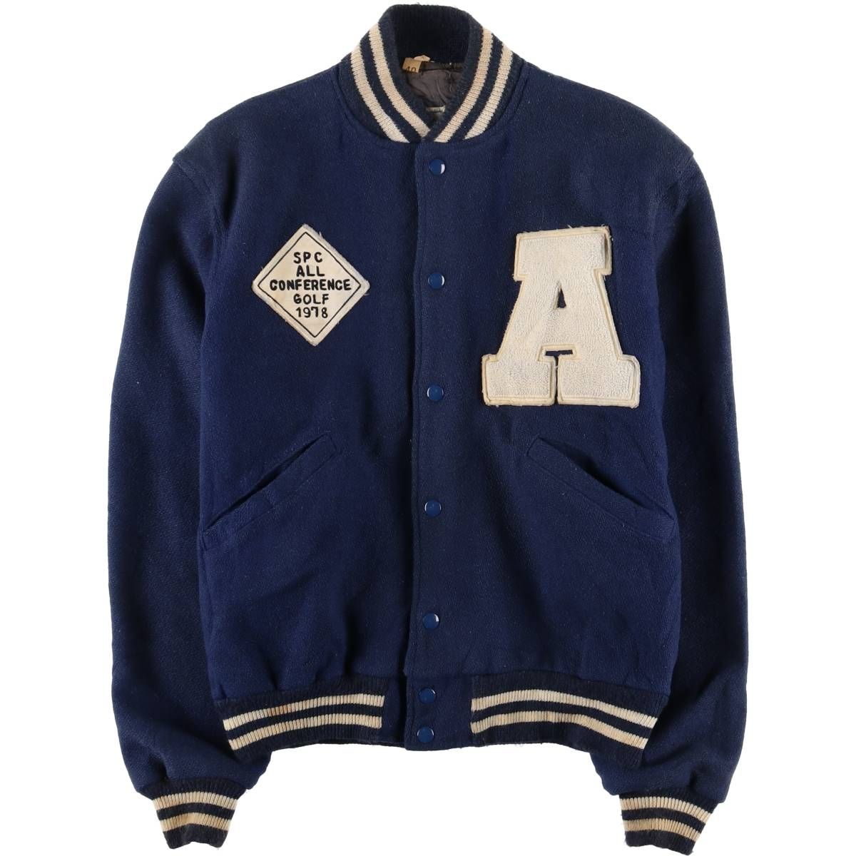 古着 60~70年代 バトウィン BUTWIN スタジャン アワードジャケット