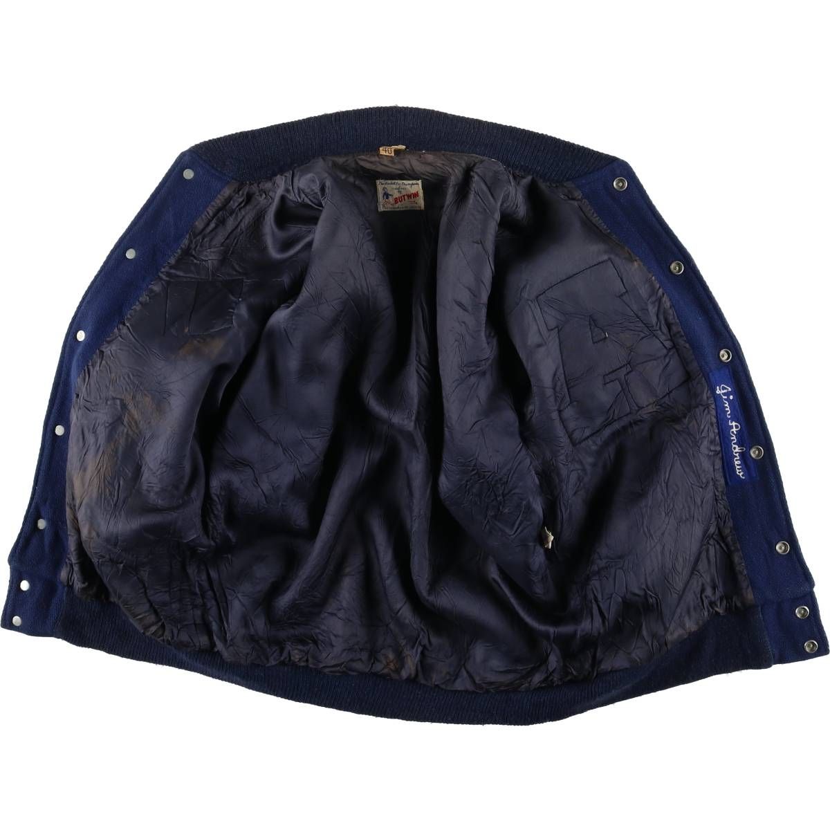 古着 60~70年代 バトウィン BUTWIN スタジャン アワードジャケット