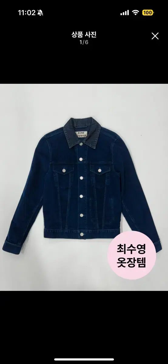 Acne Studios アクネストゥディオズ デニム ジャケット ネイビー