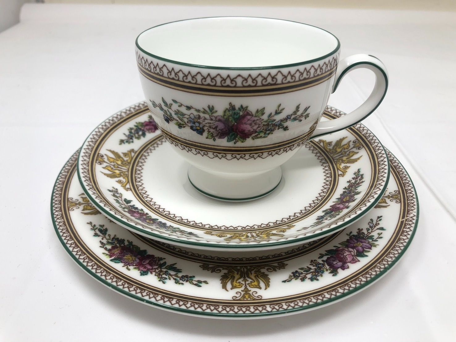 ◇WEDGWOOD ウェッジウッド コロンビアエナメル カップ＆ソーサー