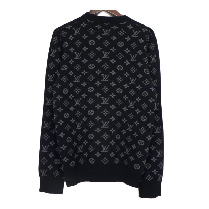 LOUIS VUITTON 19AW モノグラム　ニットXL HGN41WIXW ルイヴィトン LOUIS VUITTON 19AW 【 HGN41WIXW 】 ハーフアンドハーフ