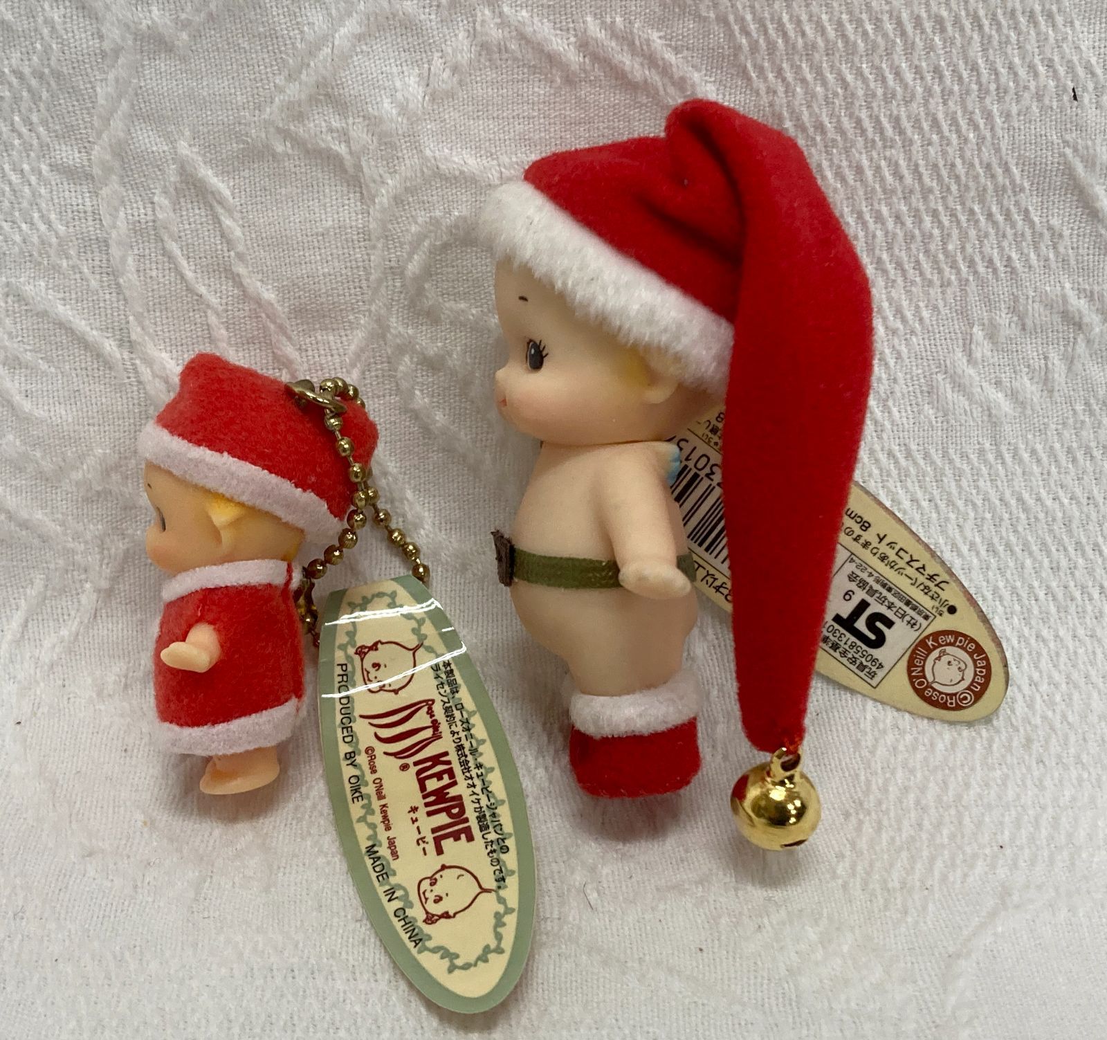 〇未使用 サンタ キューピー人形 2体 クリスマス Xmas ソフビ ローズ