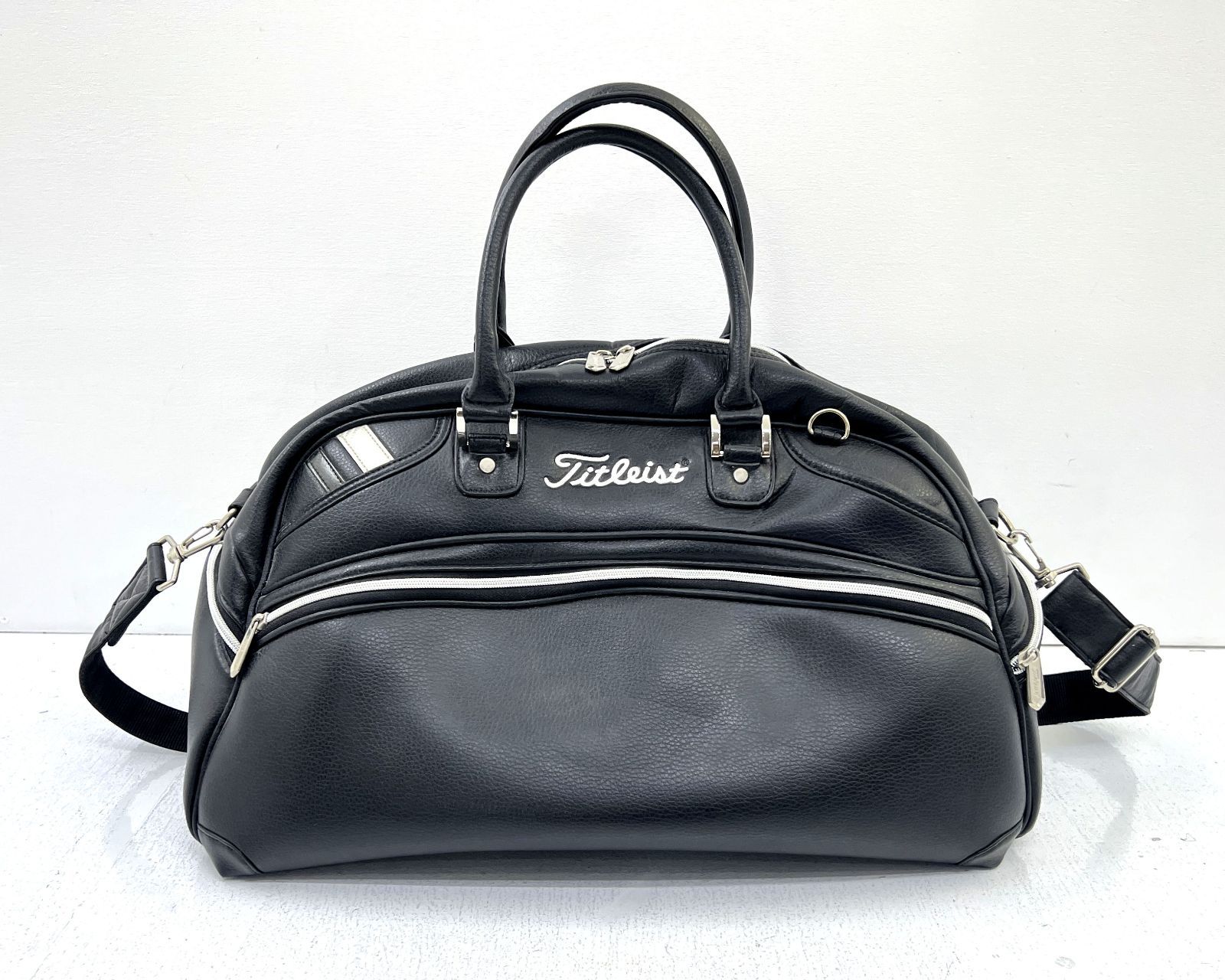 盛岡79-0124】Titleist タイトリスト ゴルフ ボストンバッグ ブラック