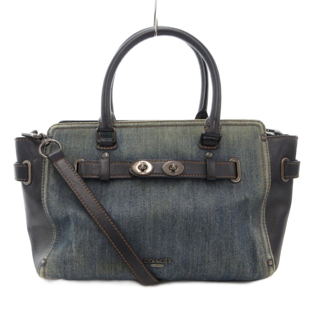 COACH スワッガーデニム　ショルダー コーチ COACH スワッガー ハンドバッグ ショルダー 2WAY デニム