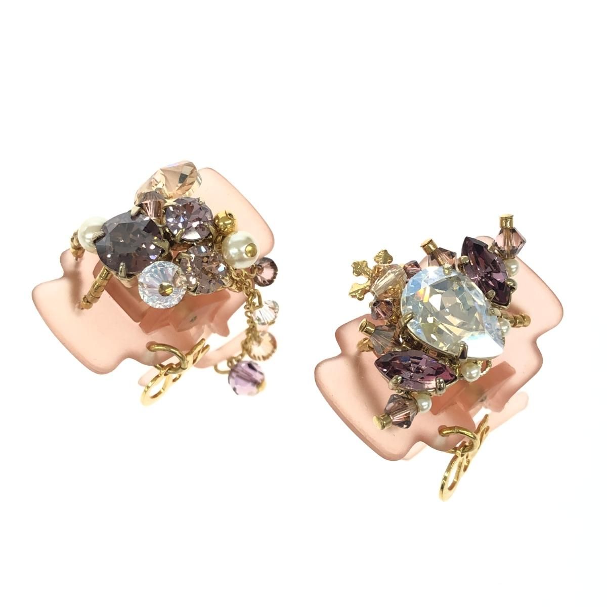 コンプレックスビス ピンクのクリップセット コンプレックスビズ ピンクヘアクリップとWICKEDポーチセット