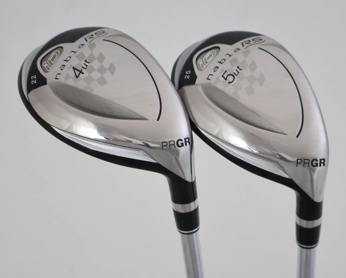 4 UT＆5 UT 2本セット PRGR プロギア iD nabla RS ナブラ ユーティリティ 2015 N.S.PRO for PRGRスチール M-43 S 83555