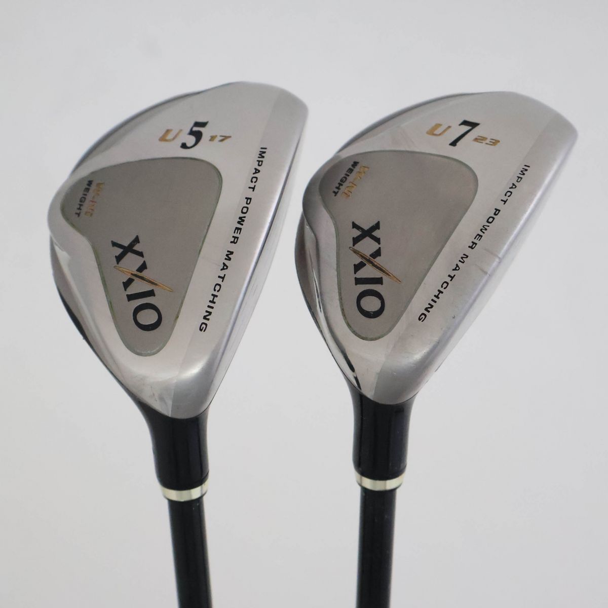 ● U 5＆U 7 2本セット モデル DUNLOP ダンロップ XXIO ゼクシオ4 ユーティリティー MP 400 カーボン SR 83557