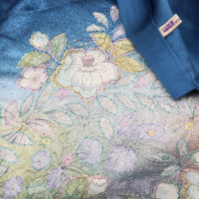 六花-RIKKA- 正絹 さが美謹製 辻が花 絞り 訪問着 着物 A 4150