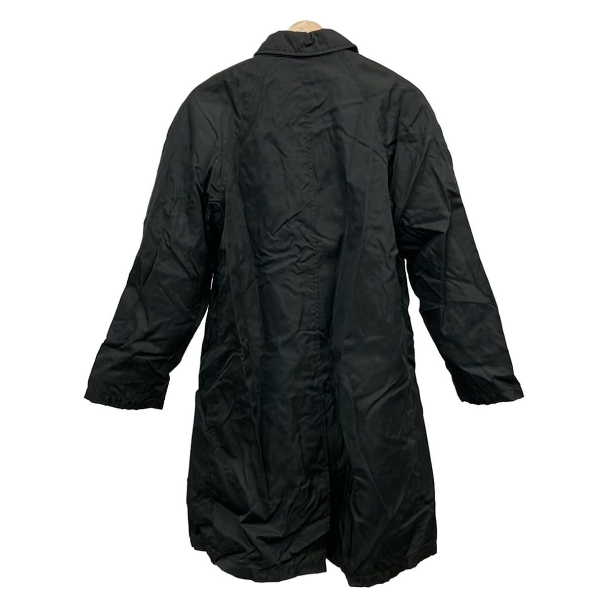 PRADA(プラダ) コート サイズL レディース - 黒 長袖/春/秋 - メルカリ
