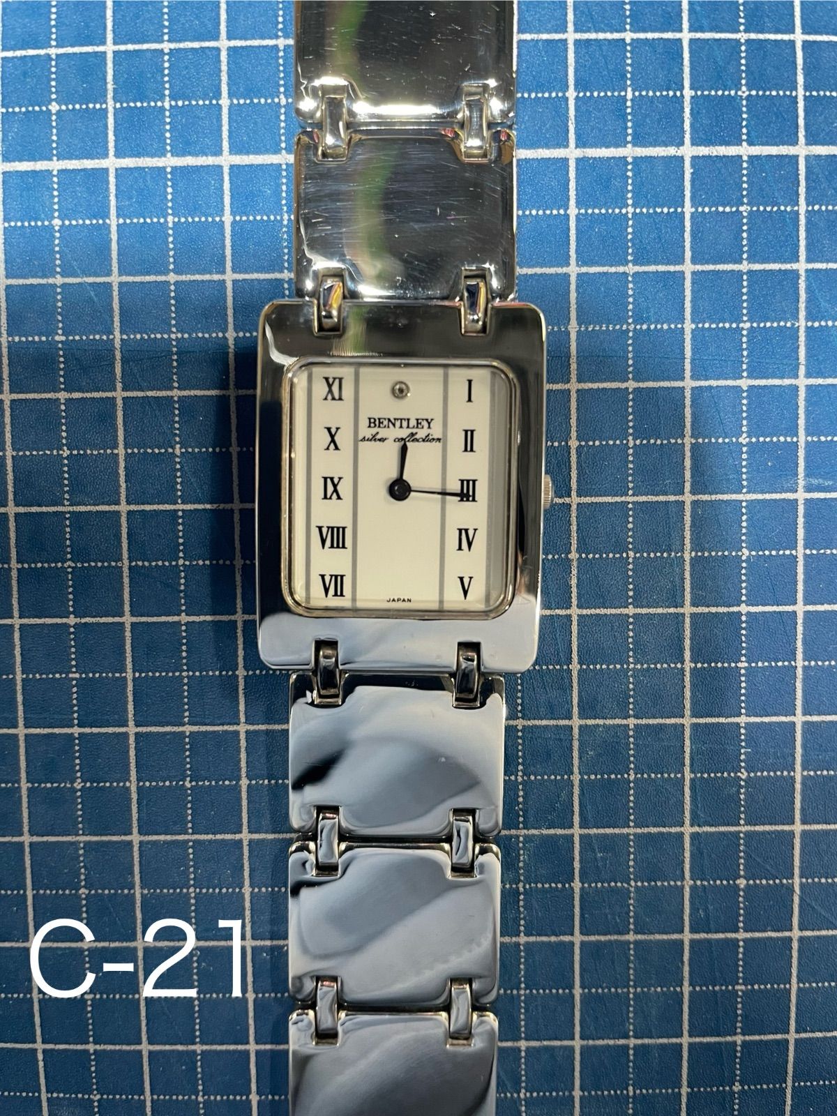 【ジャンク品】腕時計 silver ホールマーク有り 925 BENTLEY