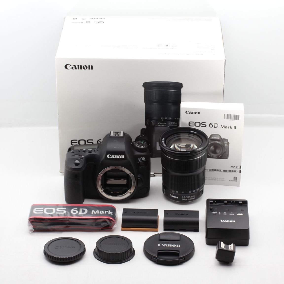 Canon キャノン EOS 6 D Mark IIレンズキット EF 24 105 IS STM付属 JS 129 00870