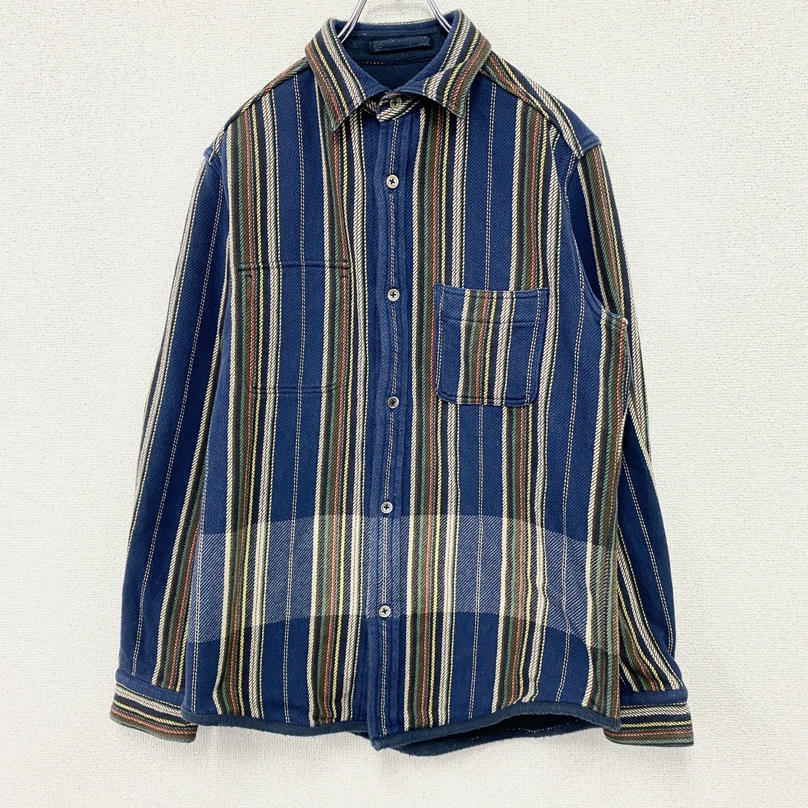 ナイジェルケーボン リバーシブル ネルシャツ 48 Nigel Cabourn