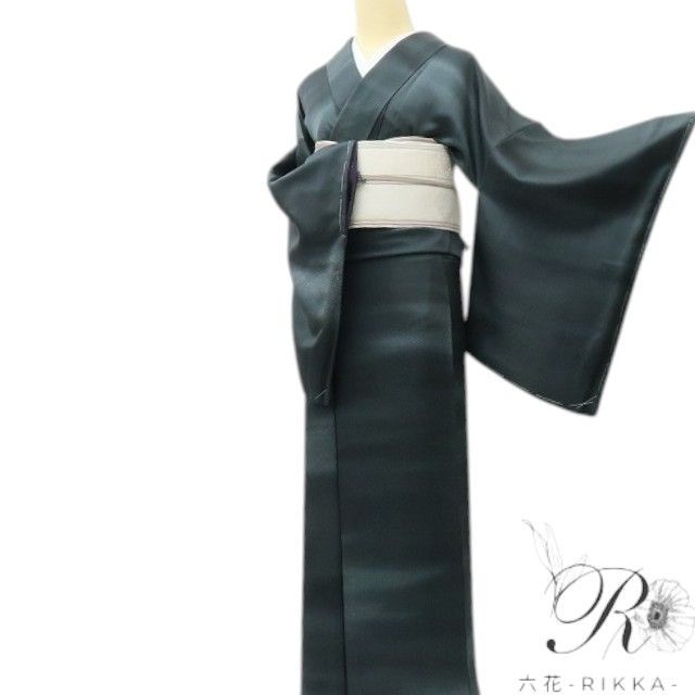 六花-RIKKA- 美品 正絹 斎藤三才 麻の葉 トールサイズ 手縫い仕立て