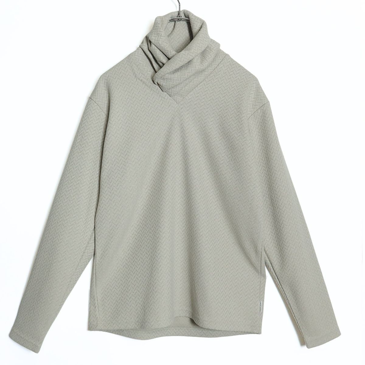 【美品】SOUSOU ソウソウ★襟巻ジバン サイズS ベージュ系 ハイネックカットソー 長袖 z16698 美品】SOUSOU ソウソウ☆襟巻ジバン サイズS ベージュ系 ハイネック