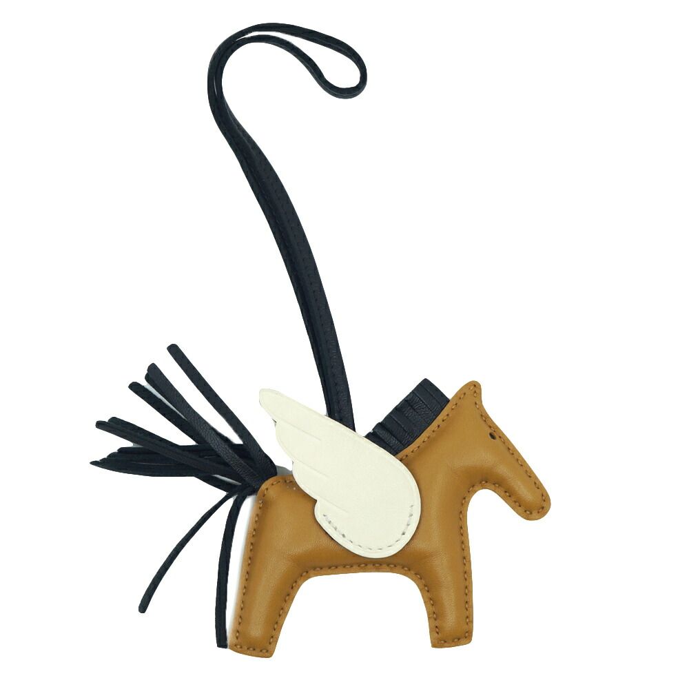 栄】エルメス ペガサスPM バッグチャーム Z刻印 2021年製造 セサミ