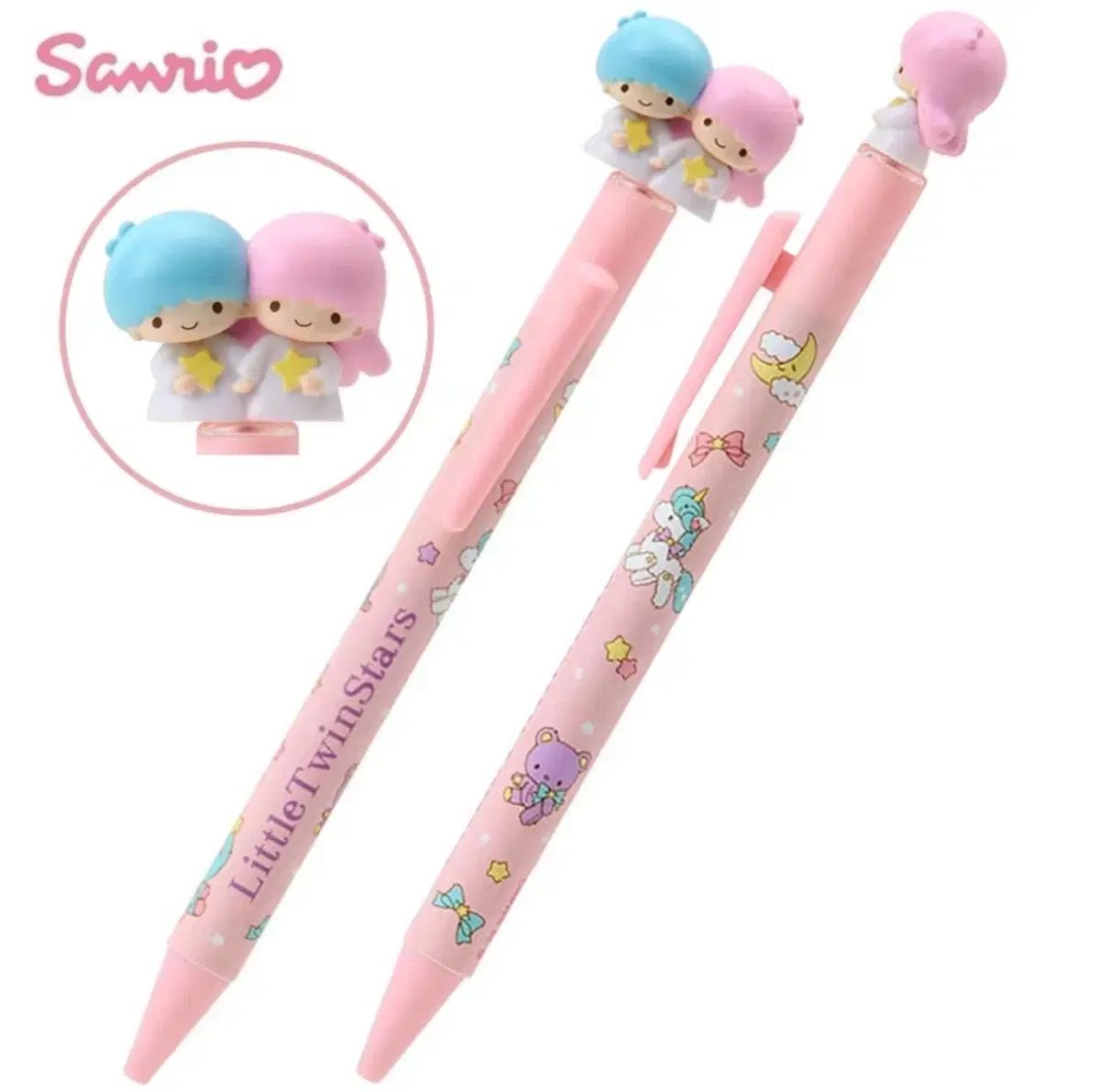 リトルツインスターズ キキ＆ララ フィギュアボールペン(+お守り