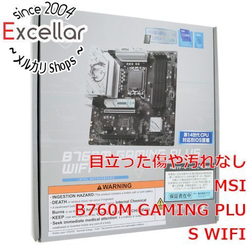 bn 9 MSI製 MicroATXマザーボード B 760 M GAMING PLUS WIFI SocketAM 5 ♥