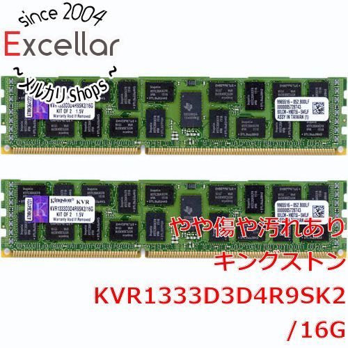 bn 16 Kingston製 |16 G DDR 3 PC 3-10600 8 GB 組 ECC Registered 元箱あり