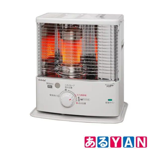 開梱品 トヨトミ 石油ストーブ RS S 2924 W ホワイト 木造8畳 コンクリート10畳