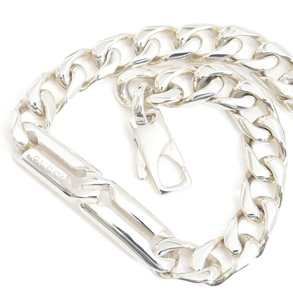 グッチ ブレス メンズ ノット インフィニティ チェーン ブレスレット シルバー GUCCI SV 925