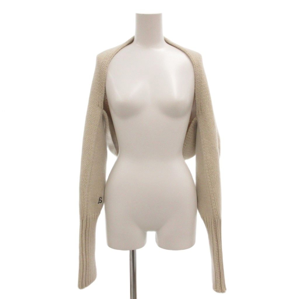 アロー aLORS ボレロ カーディガン ニット カシミヤ混 アイボリー /AE