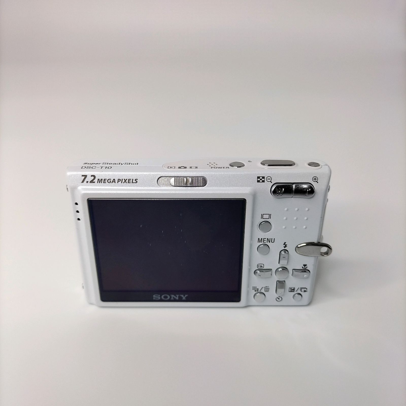 カメラ SONY Cyber-shot DSC-T10 白 動作品 コンデジ デジカメ