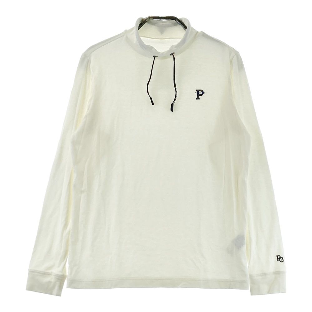 PEARLY GATES ハイネックシャツ ホワイト サイズ4 サイズ：4 PEARLY GATES パーリーゲイツ 2023年モデル ハイネック長袖T