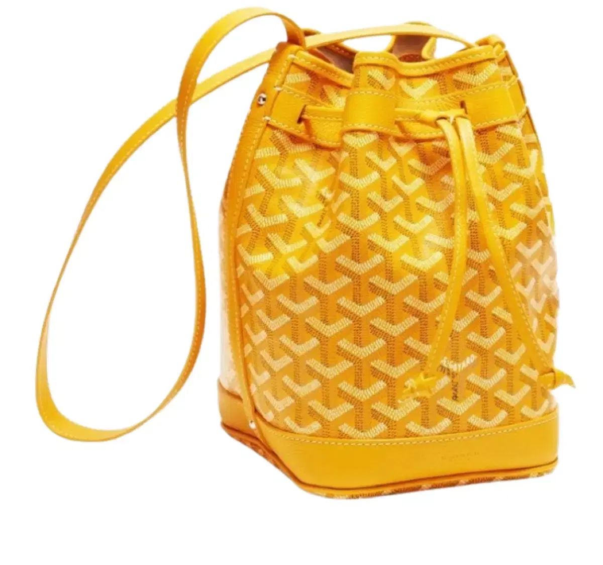 Masion Goyard ゴヤール ミニ バケットバッグ イエロー ショルダー