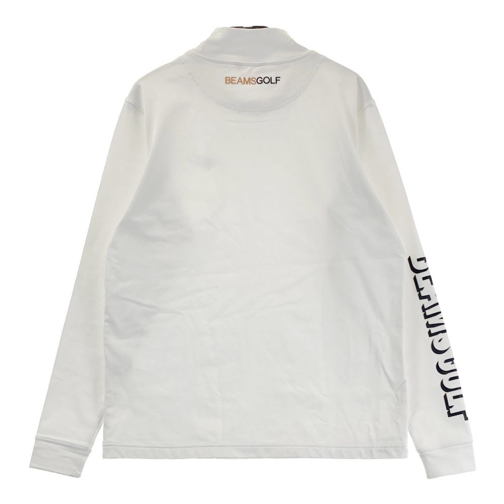 サイズ：M BEAMS GOLF ビームスゴルフ 2023年 長袖モックネックTシャツ