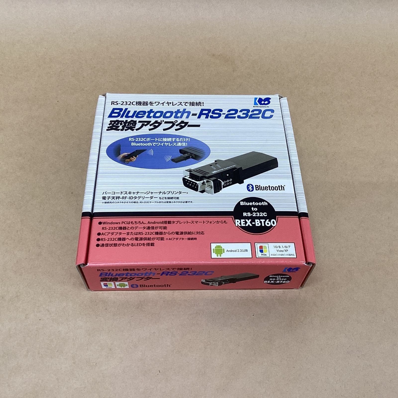 入荷 ラトックシステム Bluetooth RS 232 C 変換アダプター REX BT 60 1台ごとの価格