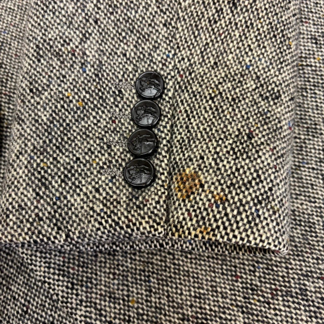 279 90s Burberrys ウールツイード テーラードジャケット メンズ F3