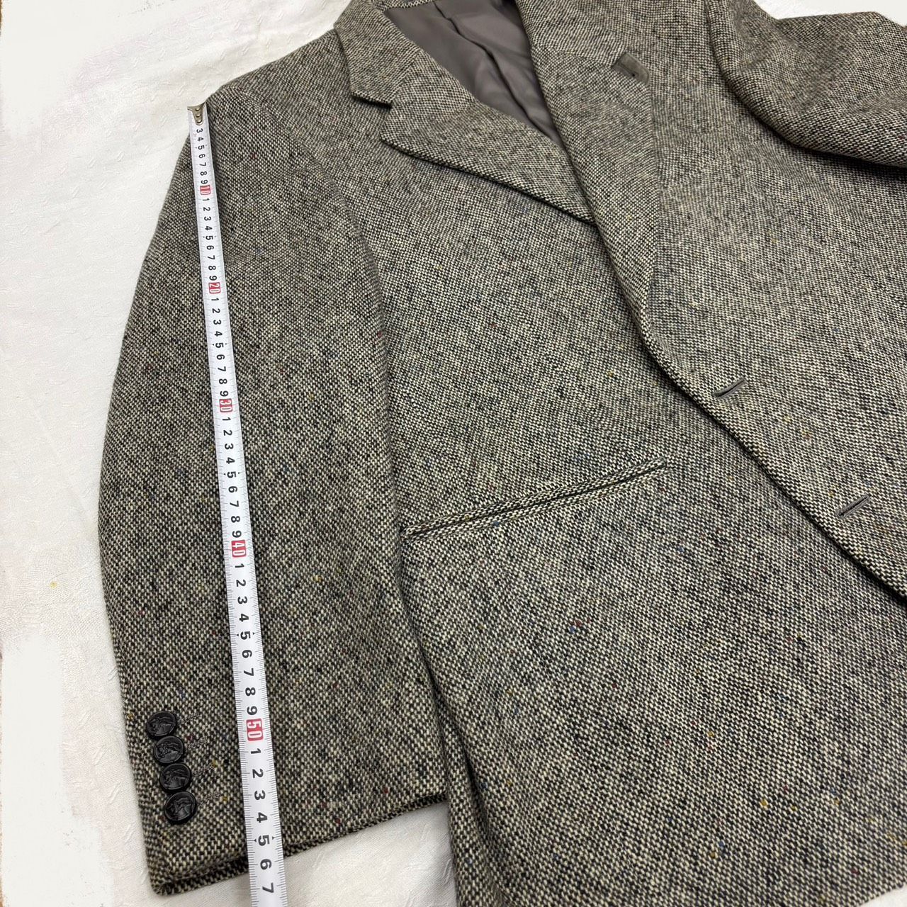 279 90s Burberrys ウールツイード テーラードジャケット メンズ F3 