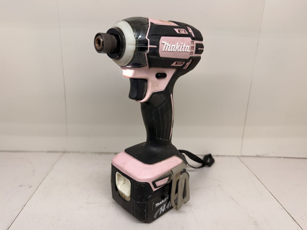 ♪♪ 品 マキタ TD 138 D 14.4 V インパクトドライバ フルセット ピンク makita