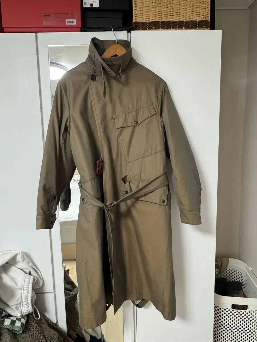 イーストローグ ミリタリー トレンチコート S