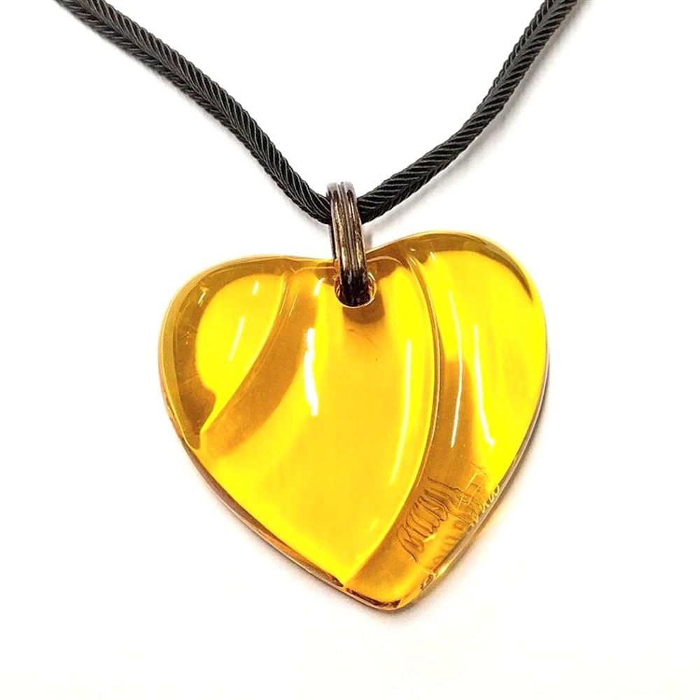 バカラ Baccarat ネックレス クリスタルg オレンジ【中古】 - メルカリ