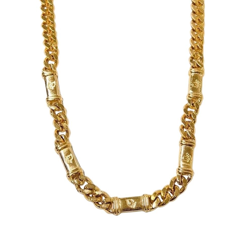 クリスチャンディオール Christian Dior 喜平 チェーン ネックレス GPg ゴールド