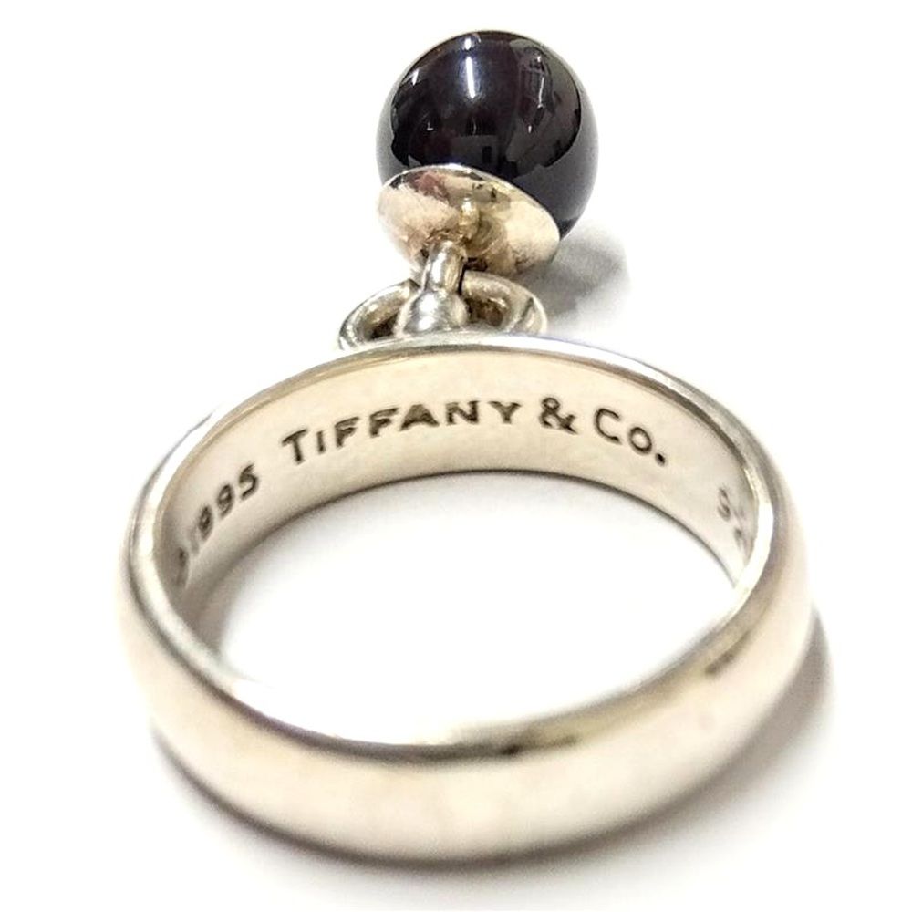 ティファニー Tiffany&Co. ボールダングル リング 指輪 オニキス 約11