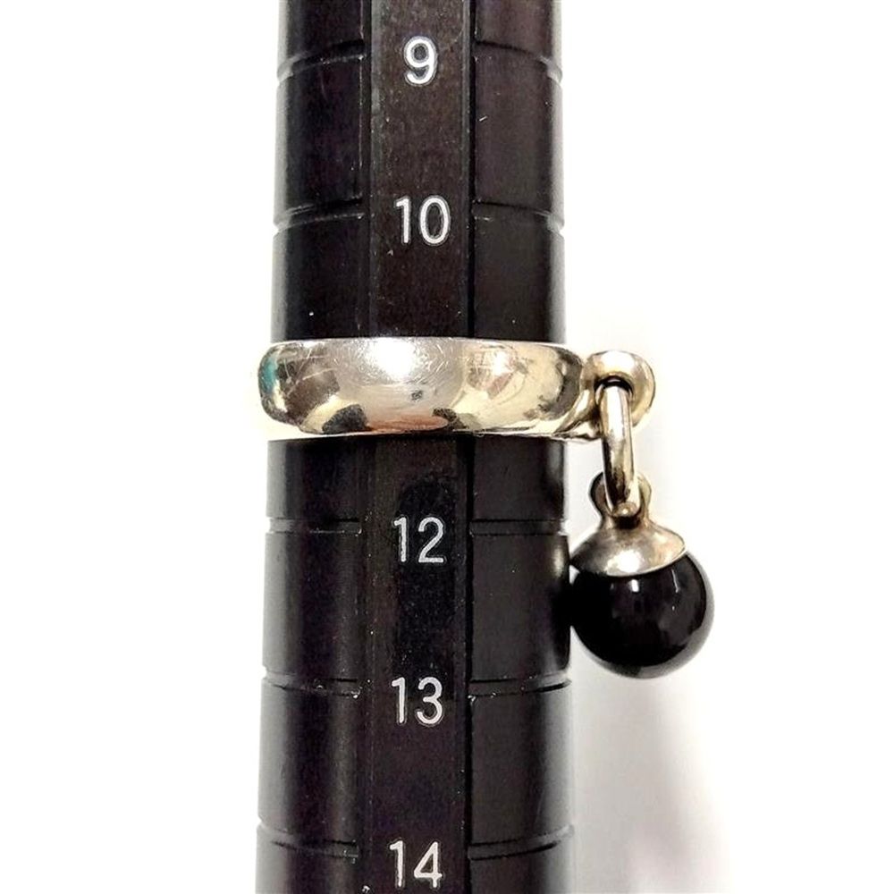 ティファニー Tiffany&Co. ボールダングル リング 指輪 オニキス 約11