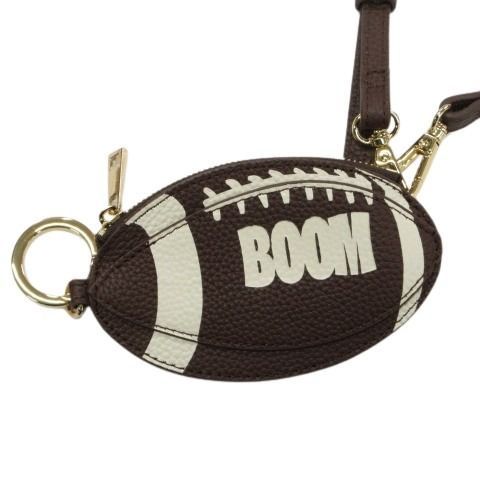 【中古】SELECT by BAYCREW'S and humor レザーチャーム RugbyBall 本革 ポーチ レディース SELECT by BAYCREW'S and humor レザーチャーム RugbyBall 本革 ポーチ