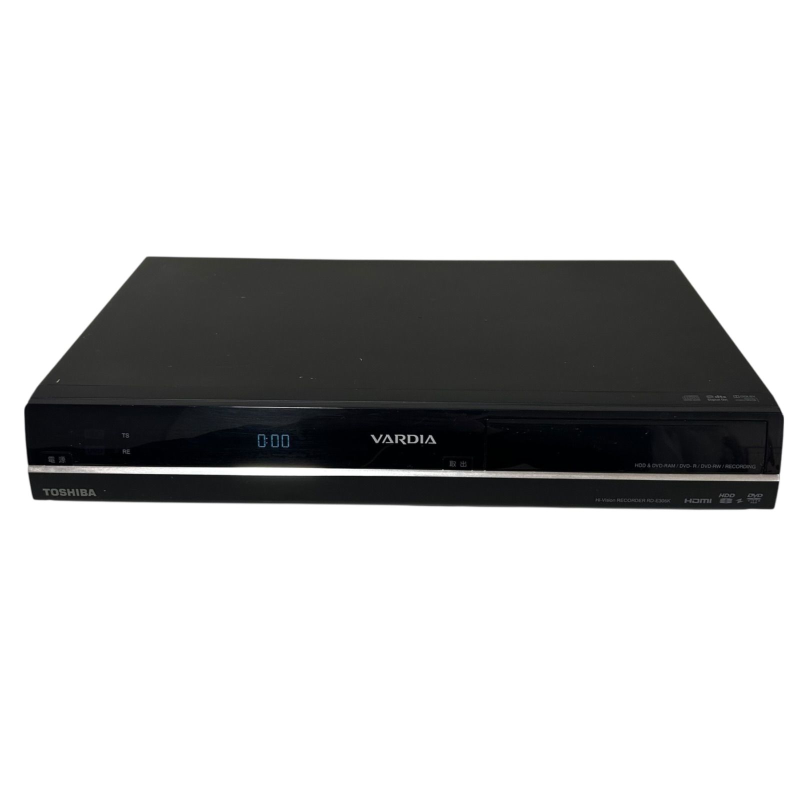 TOSHIBA 東芝 VARDIA ハイビジョンレコーダー RD-E305K - メルカリ